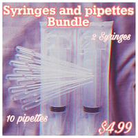 Syringe and pipettes bundle