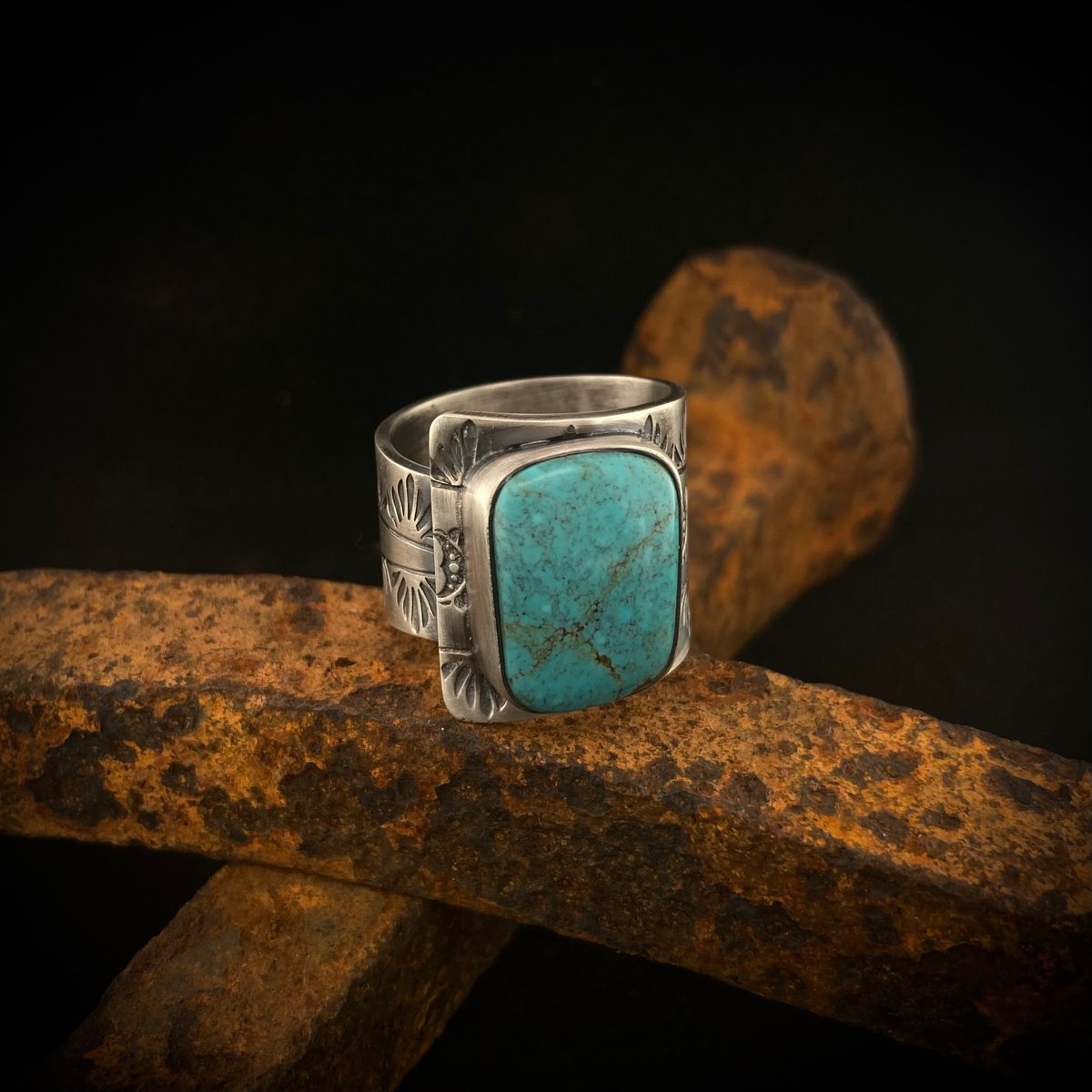 Blue Gem Turquoise Ring 2