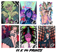 Danganronpa Prints (11x14)