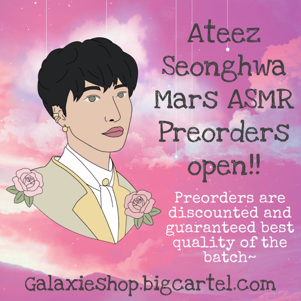 Image of Ateez Seonghwa Mars ASMR Pin - PREORDER