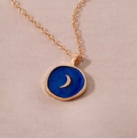 ✨Midnight moon necklace 🌙