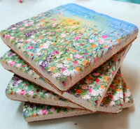 Image 1 of 'Summer Love' Stone Coaster