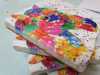 Image 5 of 'Rainbow Horse' Stone Coaster