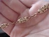 Edwardian French 18ct yellow gold lucky 3 leaf clover bracelet