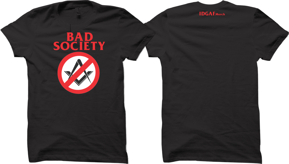 Image of IDGAF.Merch Bad Society