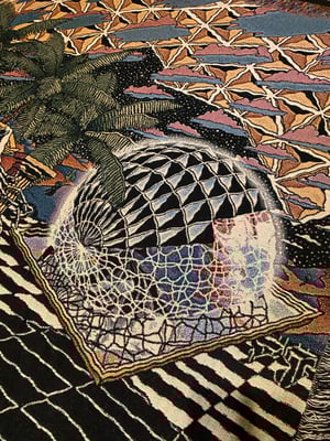 Image of 'Escape from The Sinister Jungle' woven blanket preorder 