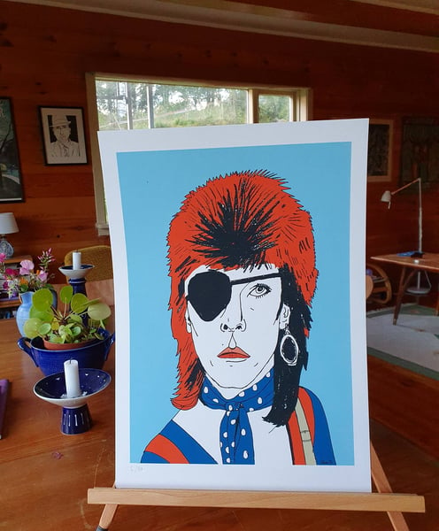Image of David Bowie print