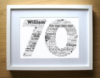 Image 1 of 70 Birthday Numbers Gift for Dad Brother Grandad Husband Man - Personalised Prints - Happy Birthday