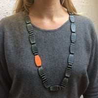 Image 2 of stripe reversible necklace (unique)