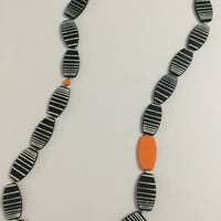 Image 3 of stripe reversible necklace (unique)