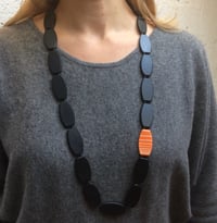 Image 1 of stripe reversible necklace (unique)