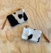 COW HIDE WRISTLETS - ONE OF A KIND 