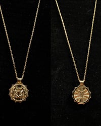 “Double Trouble”  Zodiac Necklace (Real 18k Gold Plated)