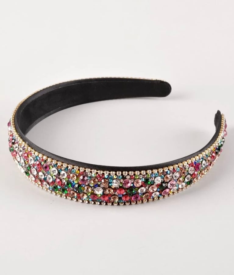 Rhinestones Decor Hair Hoop 