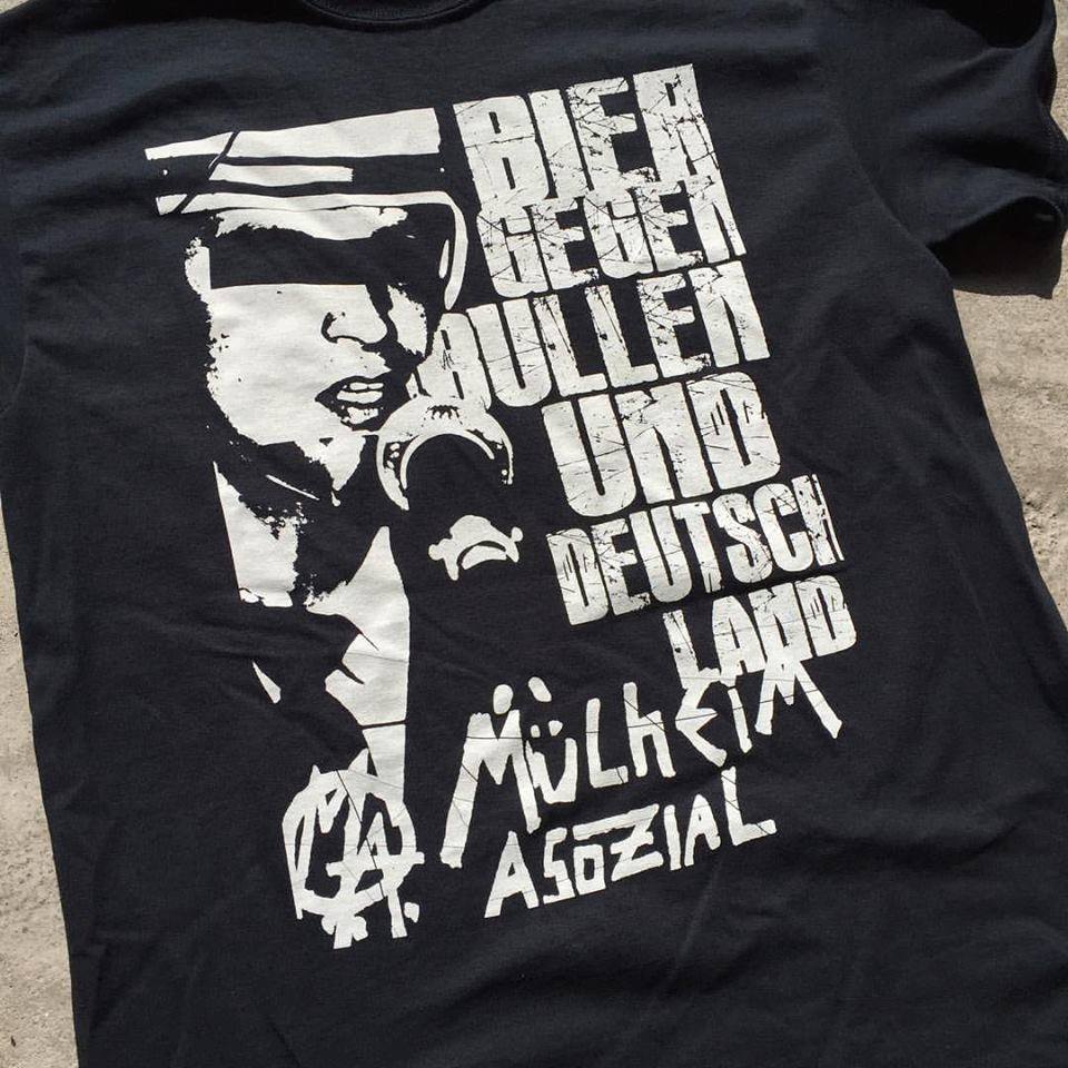 Shirt "Bier gegen Bullen und Deutschland" (only XS+S)
