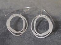 Image 4 of Oval Strudel Earrings - Choice of color