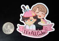 Hannigram "It's All Cake?" Vinyl Sticker