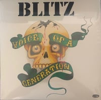 Image 2 of BLITZ - "Voice Of A Generation" LP (w/poster) COLOR VINYL