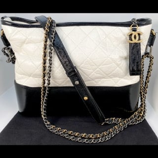 chanel hobo bag white