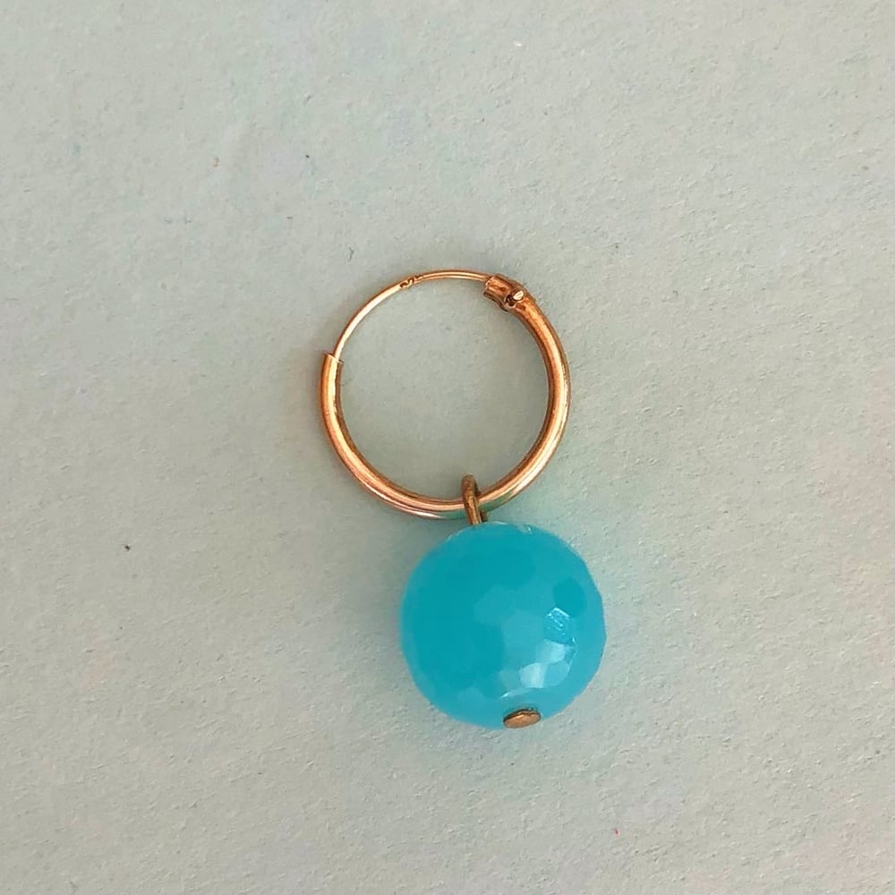 Image of 1 piece Creol turquoise bead