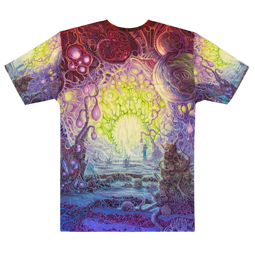 The Wanderer Allover Print Men's T-shirt by Mark Cooper