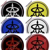 Image 1 of 2ZZYAMAYOTA Colored Steering Wheel Badges