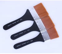 10pcs Professional Flat Tips Artist Brush