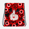 Red Love Drawstring Bag
