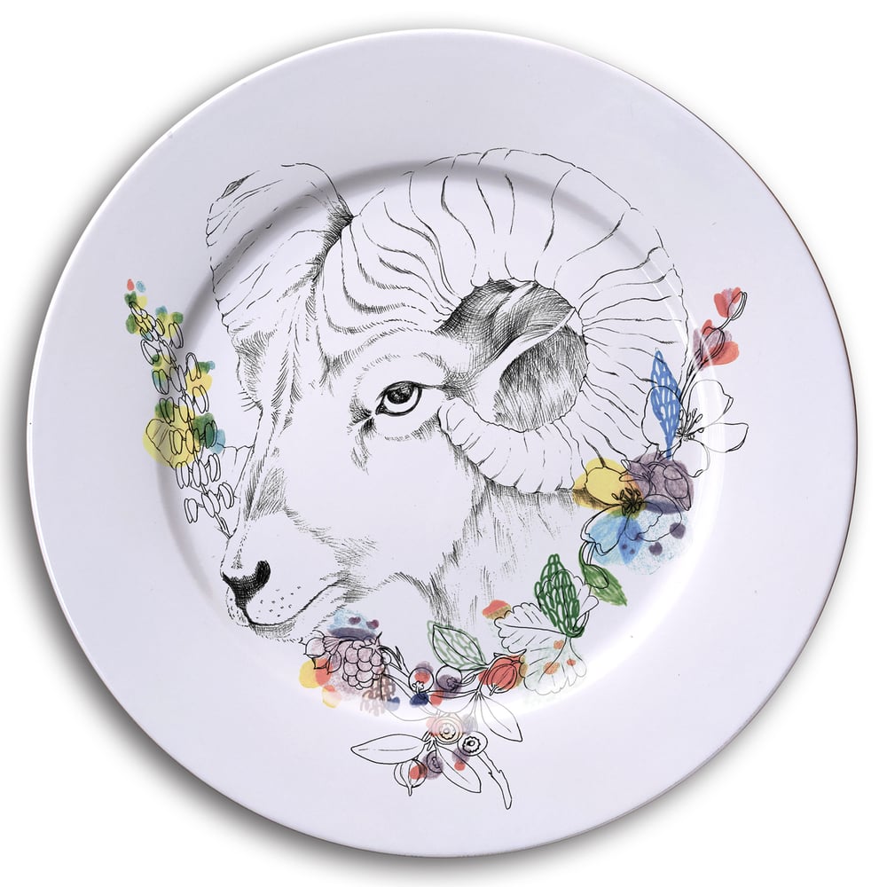 Image of  BIGHORN SHEEP Dinner Plate