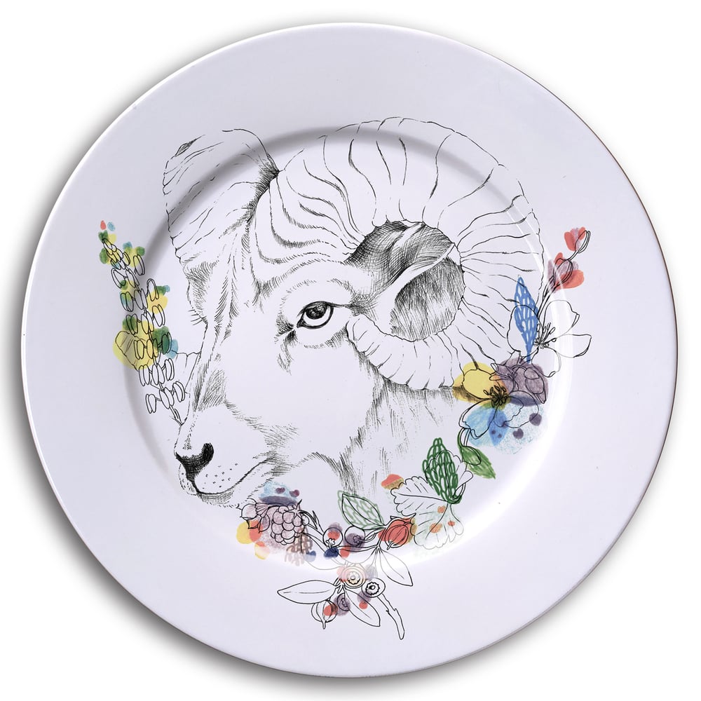 Image of BIGHORN SHEEP Dinner Plate