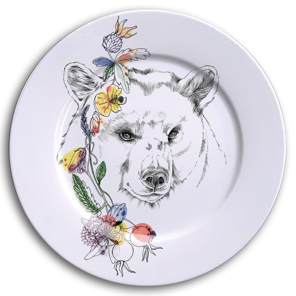 Image of BLACK BEAR Dinner plate