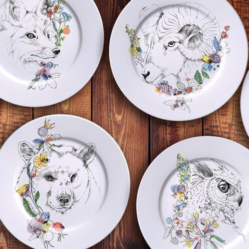 Image of BLACK BEAR Dinner plate