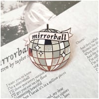 Image 1 of Mirrorball Enamel Pin