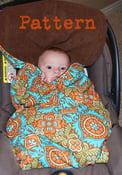Image of Car Seat Blanket Pattern and Picture Tutorial PDF