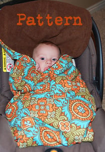 Image of Car Seat Blanket Pattern and Picture Tutorial PDF