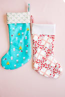 Image 4 of PLAID TIDINGS Christmas Stocking Pattern PDF