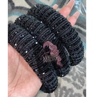 Image 1 of Black Bedazzled Headbands 