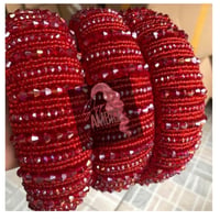 Image 1 of Red Bedazzled Headbands 