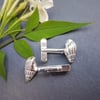 Silver Shell Cufflinks