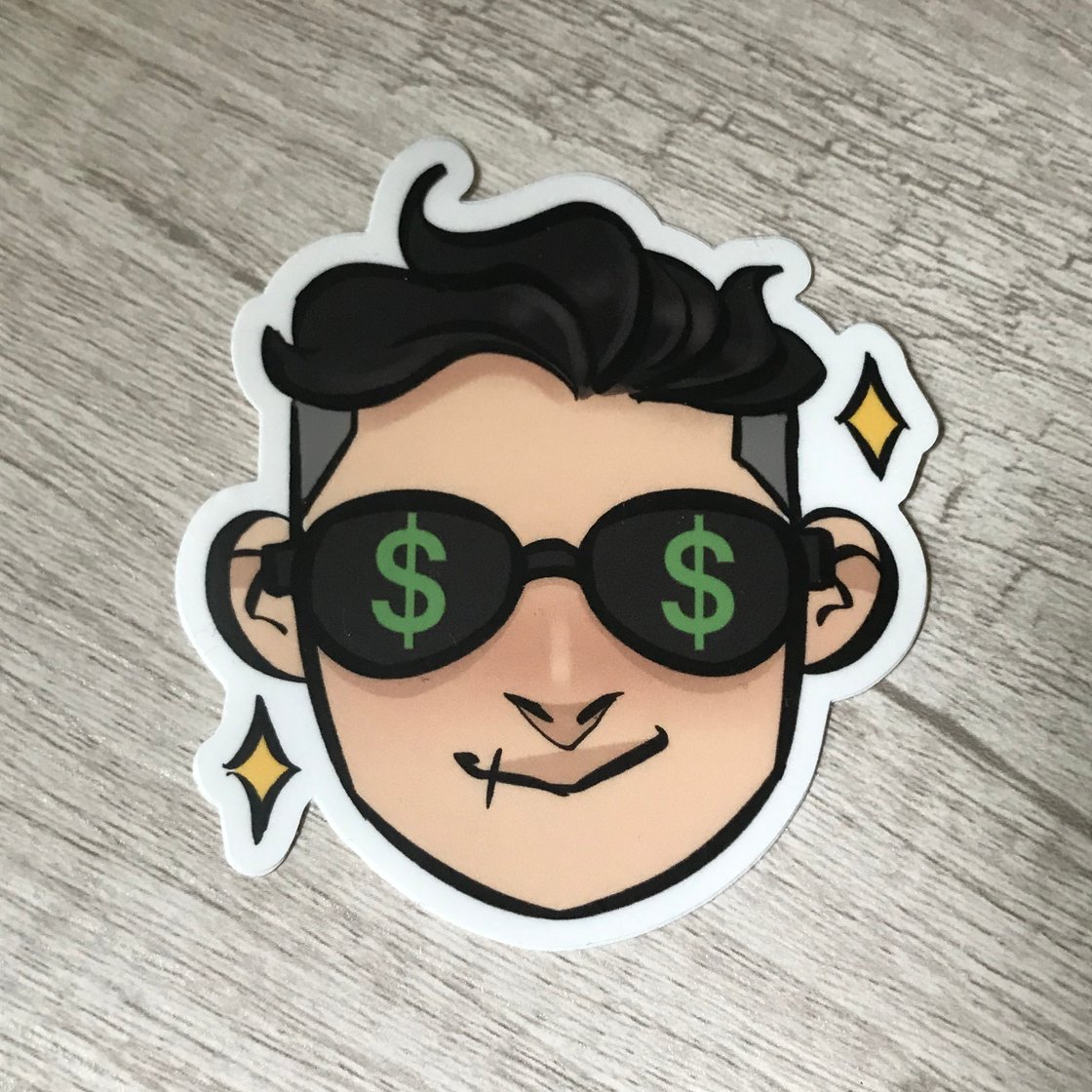 Image of Money Kaz Sticker