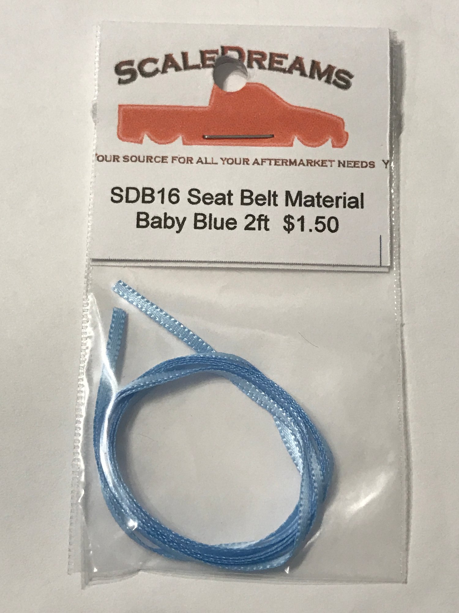 Seat belt mat baby blue