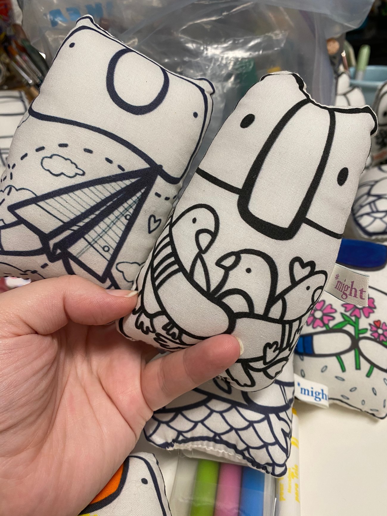 Color Your Own Plush kits | mightyPigeon