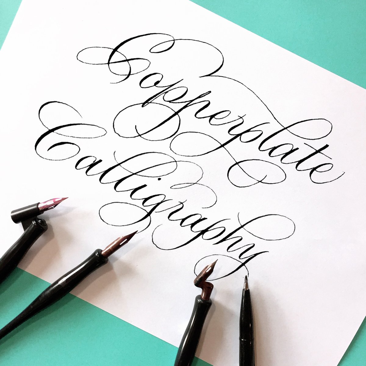 Image of ONLINE COPPERPLATE CALLIGRAPHY COURSE