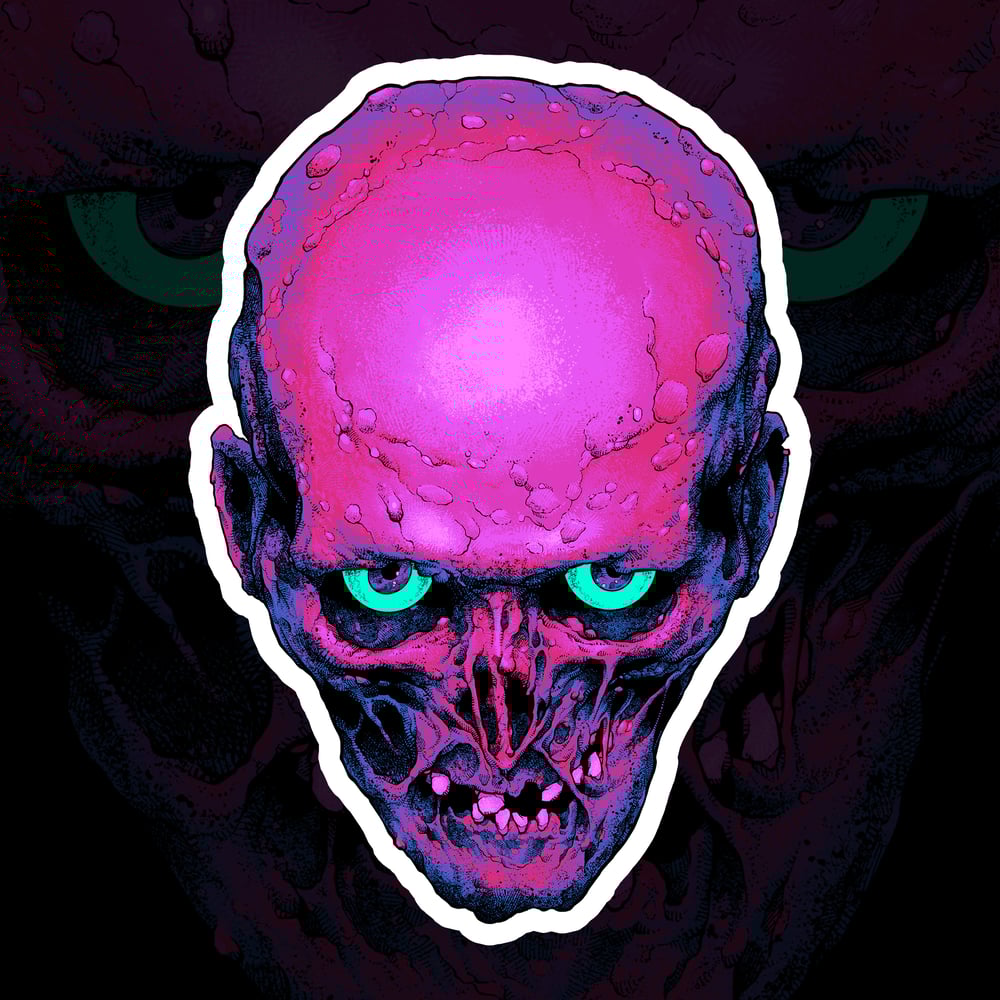 Image of Space Zombie Sticker
