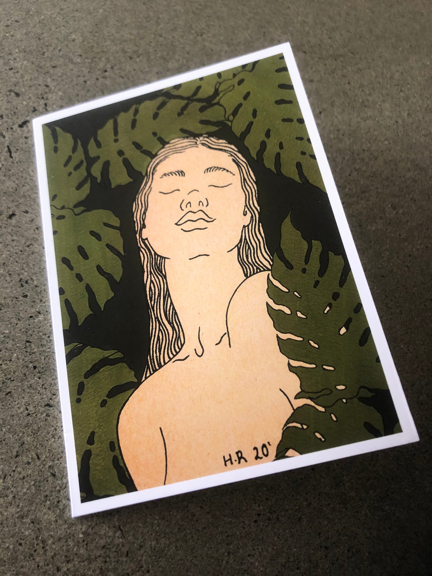 Image of Garden woman by Helana Ray gift card