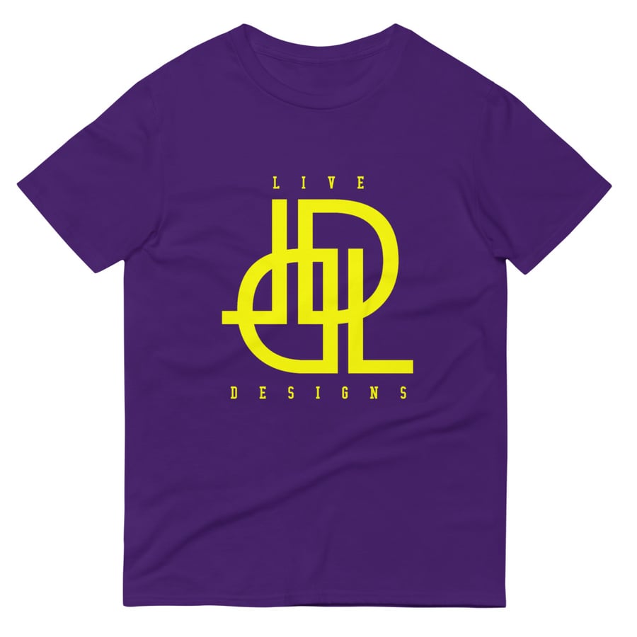 Image of Purple/Yellow - LD Logo T-Shirt