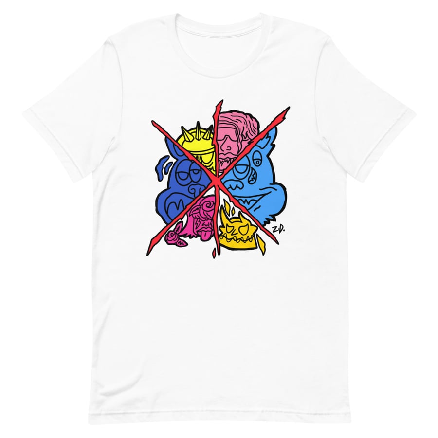 Image of Unisex Monster Combo  Comic T-Shirt