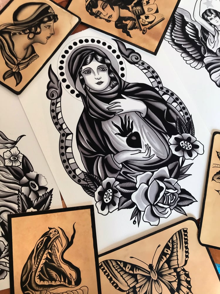 Image of Virgin Mary Print 