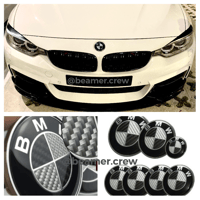 BMW ALTERNATE CARBON FIBRE EMBLEMS