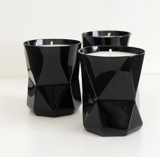 GEO CANDLES - BLACK GLOSS | HUTCH MELBOURNE